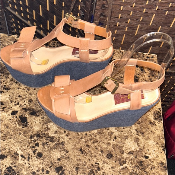 KALISTOGO 7 For All Mankind Elegant Tan Women's Sandals 8.5M - Picture 5 of 16